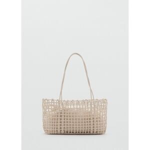 Medium braided shoulder bag